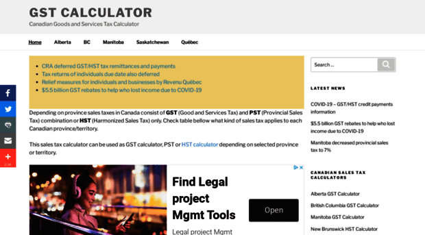 gstcalculator.ca
