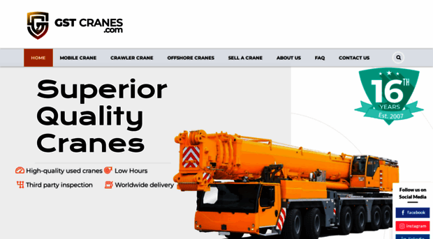 gstcranes.com