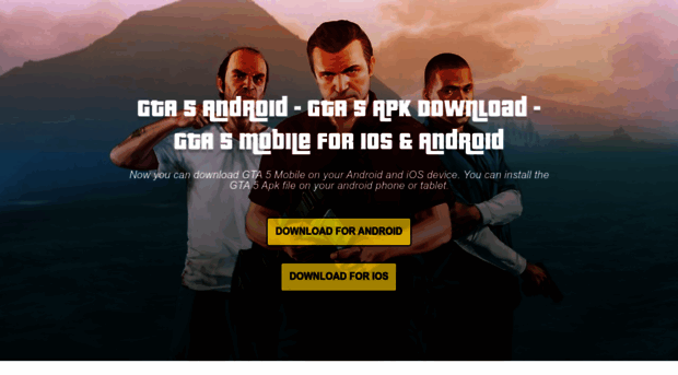 Download GTA 5 Mobile - GTA 5 APK & GTA 5 Android/iOS