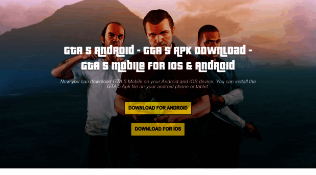 GTA 5 MOBILE - Download Indroid IOS