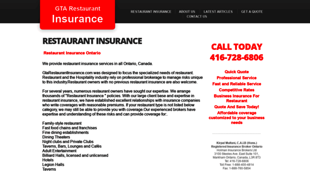 gtarestaurantinsurance.com