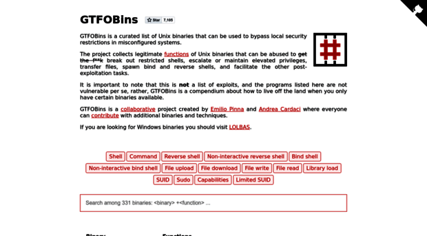 gtfobins.github.io