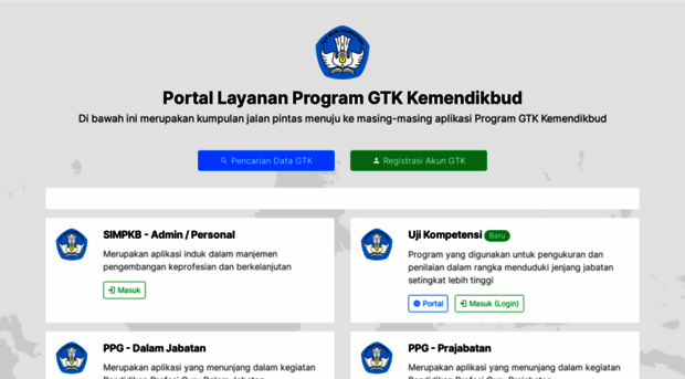 Gtk.belajar.kemdikbud.go.id - Portal Layanan Program GTK Kem... - GTK ...