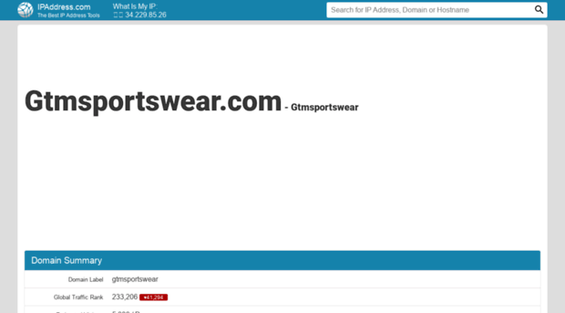 gtmsportswear.com.ipaddress.com