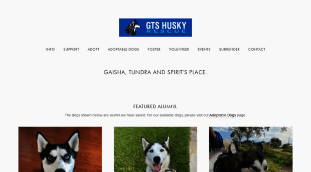 gtshuskyrescue.com