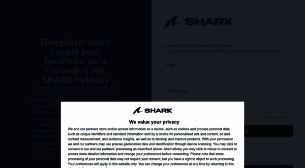 guarantee.shark-helmets.com