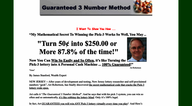 guaranteed3numbers.com