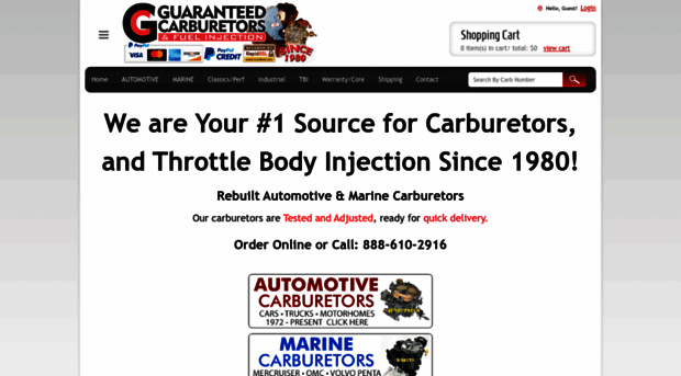 guaranteedcarburetors.com