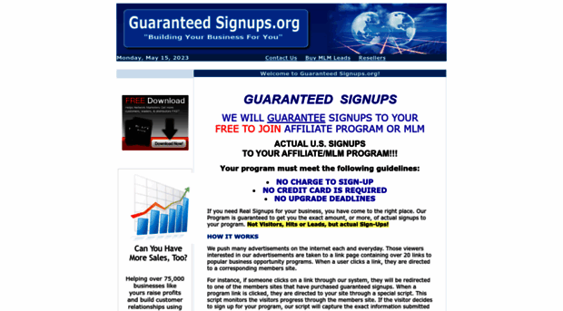 guaranteedsignups-org.bizsourceplus.com