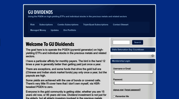 gudividends.com