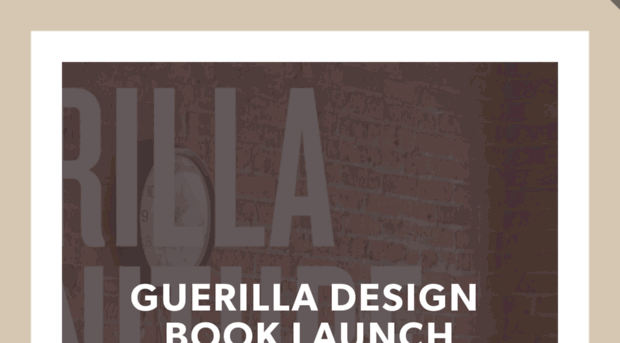 guerilladesignbooklaunch.splashthat.com