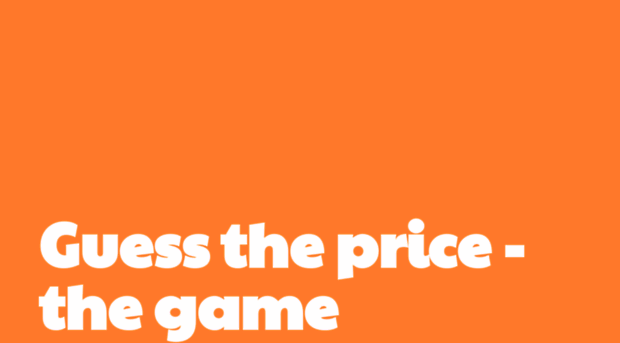 guesstheprice.com