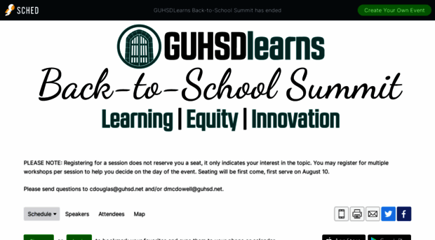 guhsdlearns2018.sched.com