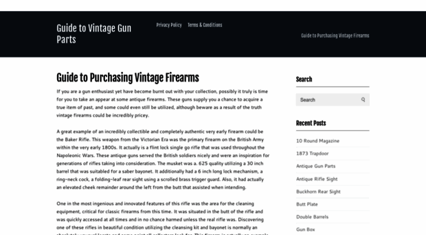 guidetovintagegunparts.com