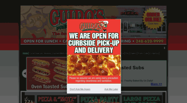 guidospizzaclarkston.com