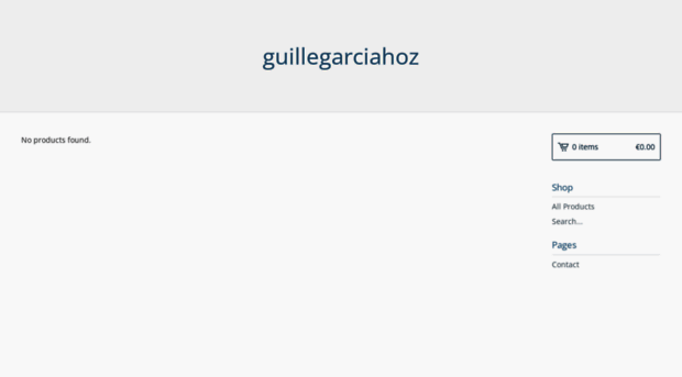 guillegarciahoz.bigcartel.com