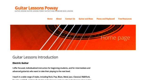 guitarlessonspoway.com