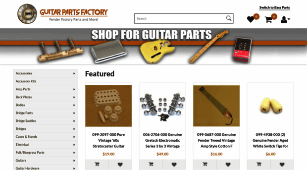 guitarpartsfactory.us