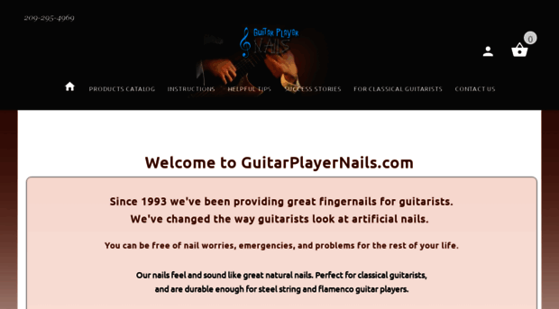 guitarplayernails.com