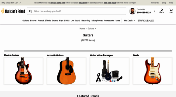 guitars.musiciansfriend.com