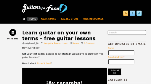 guitarsforfans.com