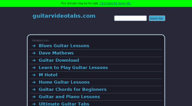 guitarvideotabs.com