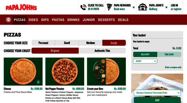 gulberg.papajohns.com.pk