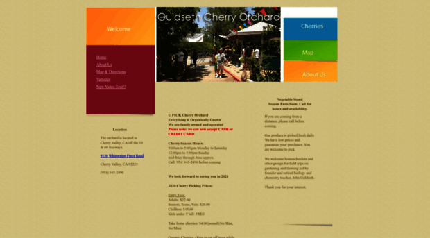 guldsethcherryorchard.com