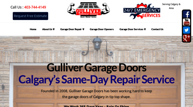 gullivergaragedoorscalgary.com