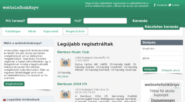 gumiragaszto.webtelefonkonyv.hu