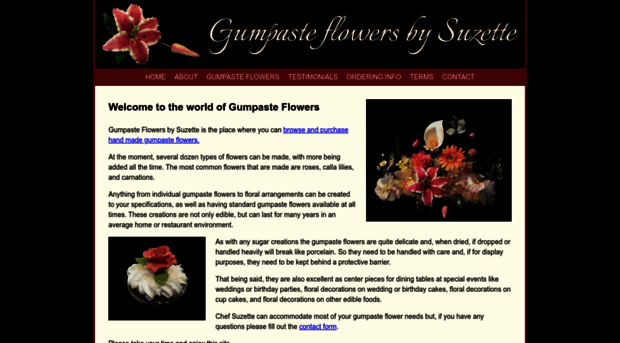 gumpasteflowersbysuzette.com