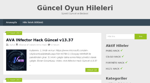 gunceloyunhileleri.com