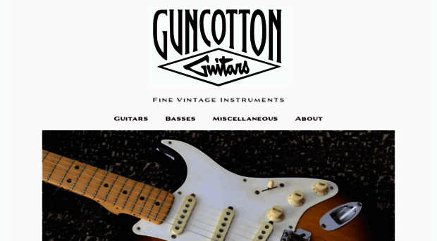 guncottonguitars.com