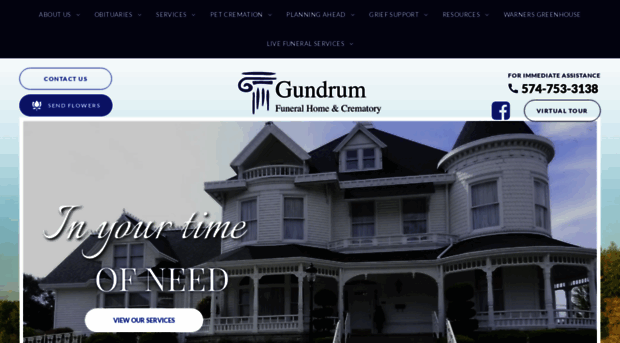 gundrumfuneralhome.com