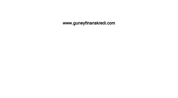 guneyfinanskredi.com