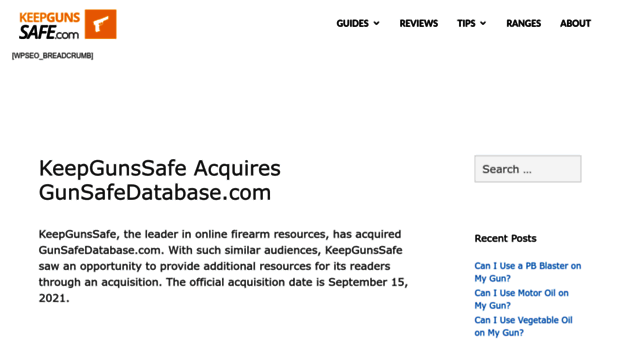 gunsafedatabase.com