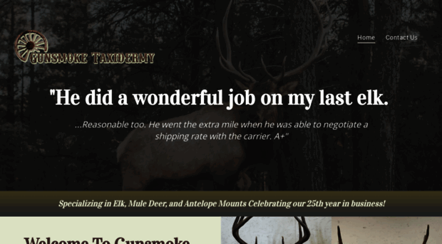 gunsmoketaxidermy.com