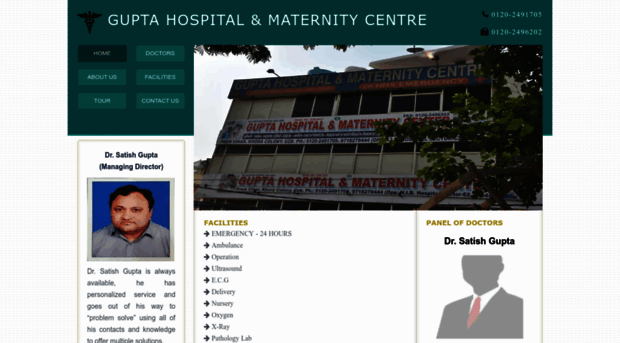 guptahospitalnoida.com