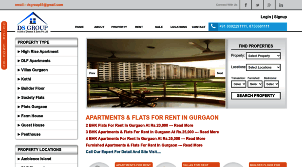 gurgaonapartmentsforrent.com