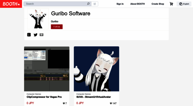 guribosoftware.booth.pm