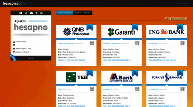 gurkan.hesapno.com