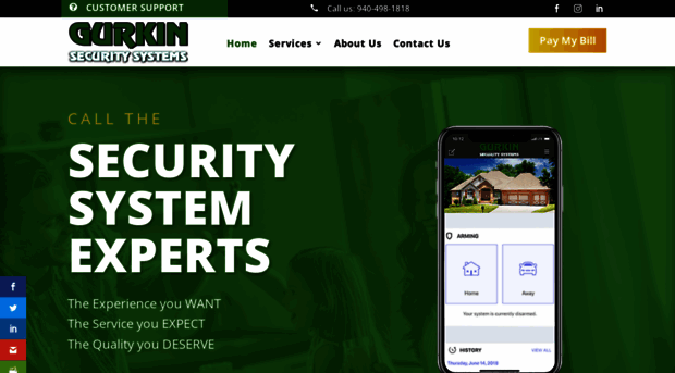 gurkinsecuritysystems.com