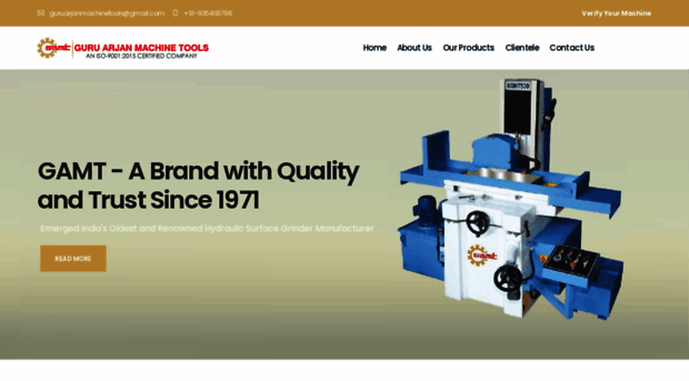 guruarjanmachinetools.com