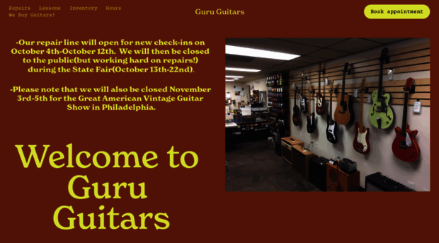 guruguitarshop.com