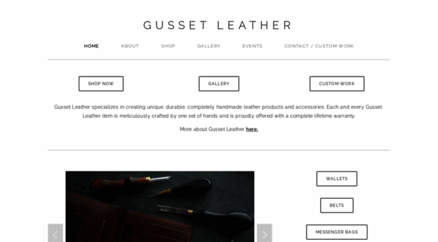 gussetleather.com