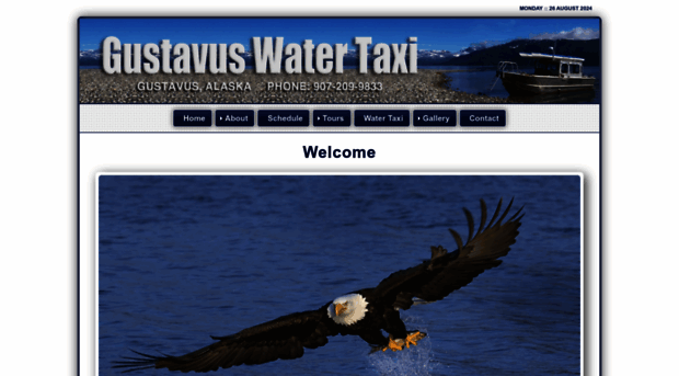 gustavuswatertaxi.com