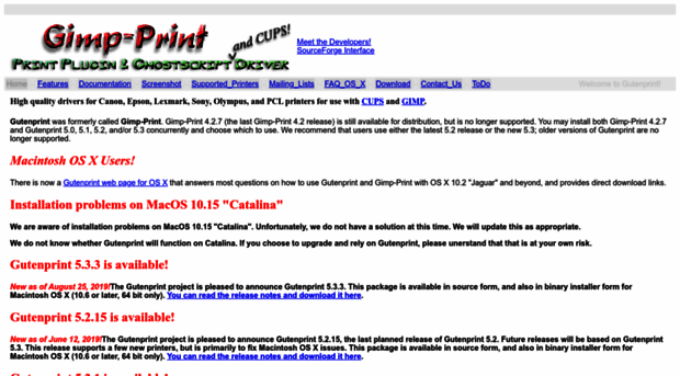 gutenprint.sourceforge.net