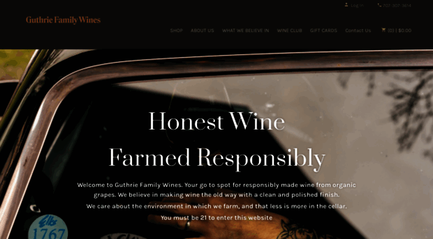 guthriefamilywines.com