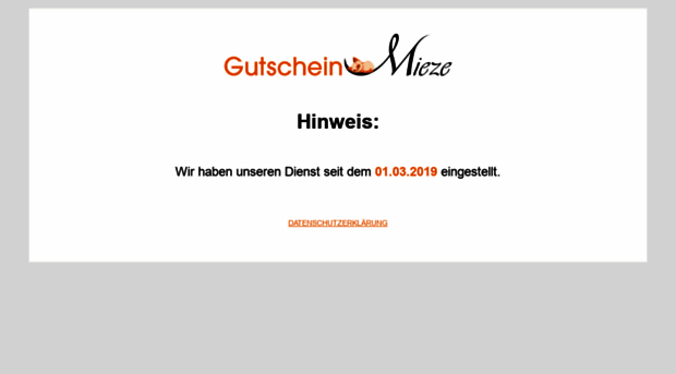 gutscheinmieze.de