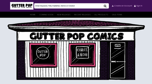 gutterpopcomics.com